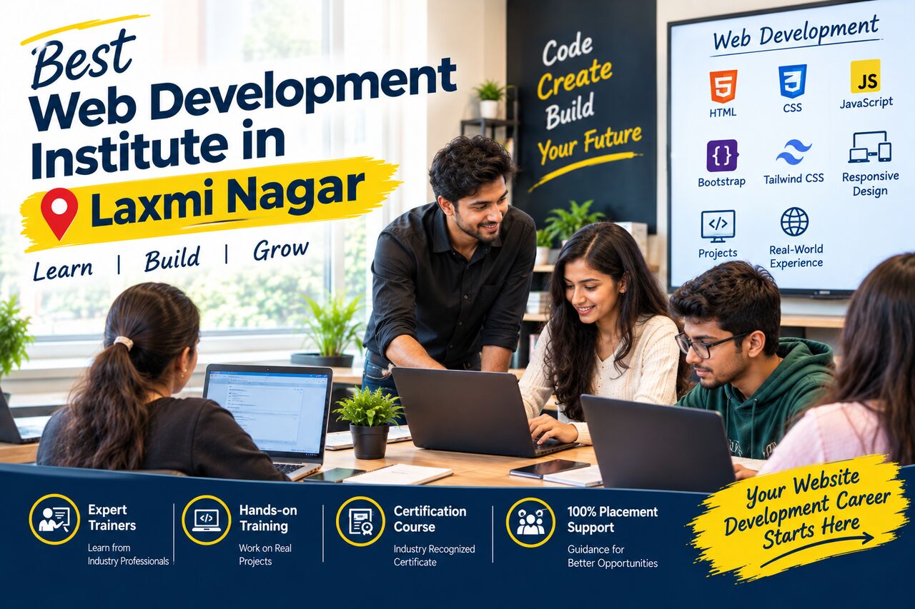 Laxmi Nagar, Education, Learn Professional Website Development Skills In Laxmi Nagar