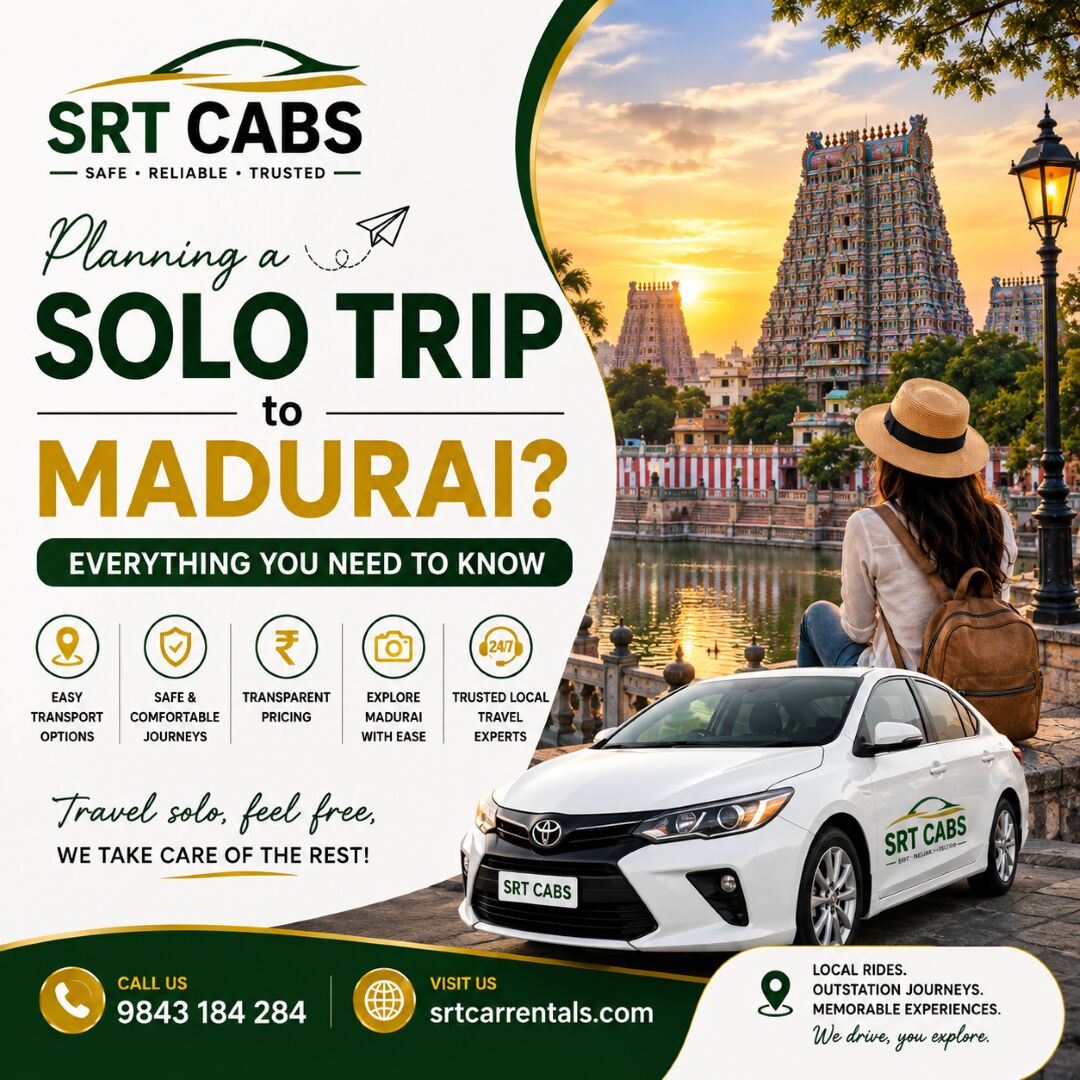 Madurai, Travel, Taxi Service In Madurai: Local, Airport, And Outstation Options Explained