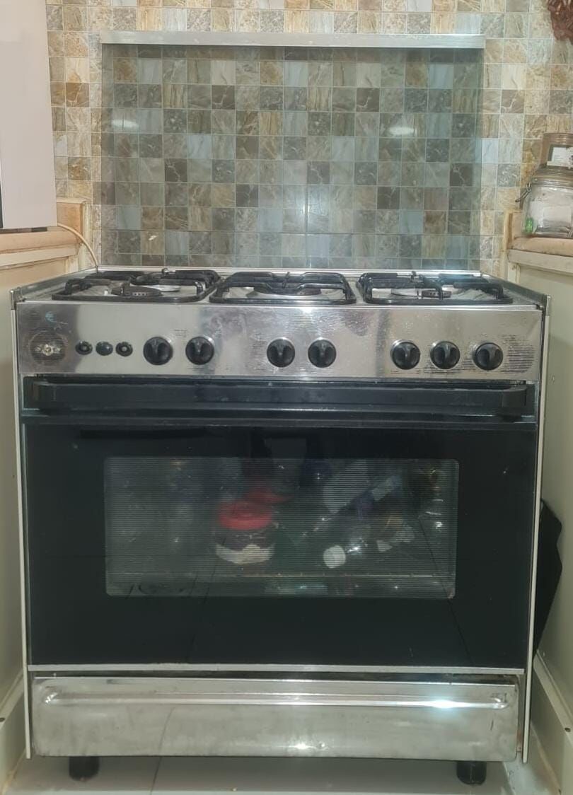 Khobar, Furniture, SAR 500,  5-Burner Stainless Steel Gas Oven/Stove Free Gas Cylinder       5 أسطوانة غاز + فرن