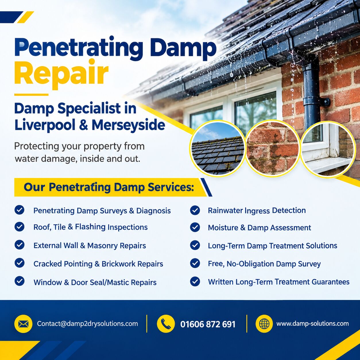 London, Household, Penetrating Damp Repair Services In Liverpool & Merseyside