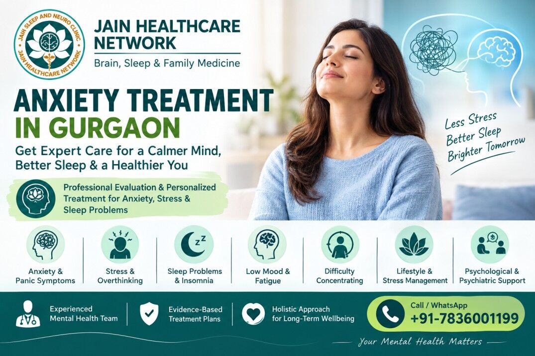 Gurgaon, Health, Anxiety Treatment In Gurgaon | Jain Healthcare Network