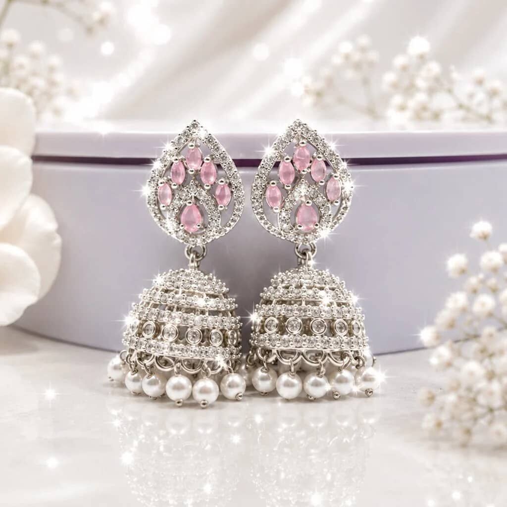 Jaipur, Jewelry, INR 1050,  Chandbali Earrings For Women For Festive Looks