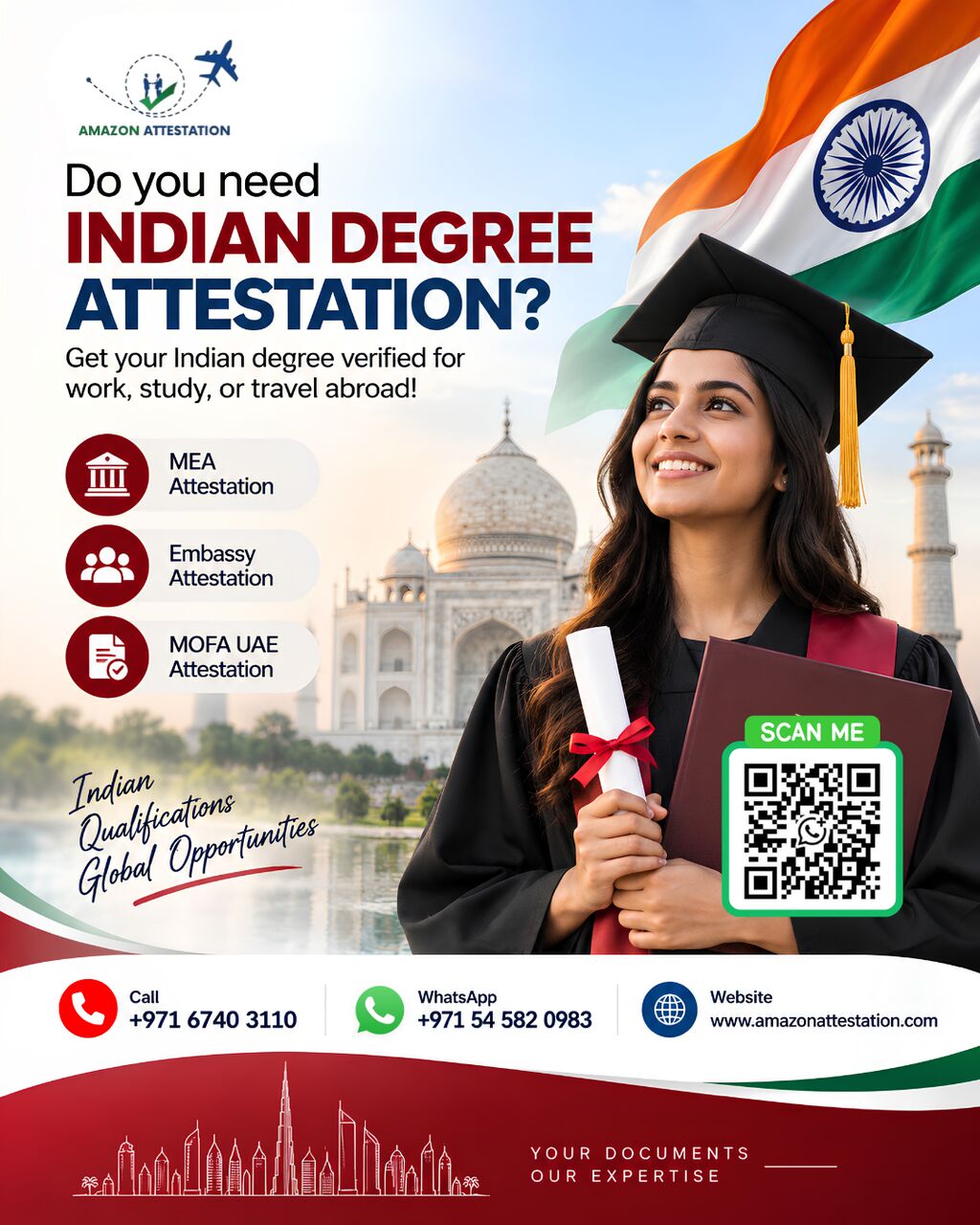 Ajman, Education, Indian Degree Certificate Attestation Services In Ajman, UAE