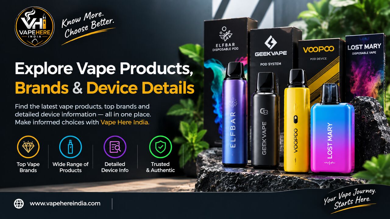 New Delhi, Electronics, INR 2,  Explore Vape Products, Brands & Device Details