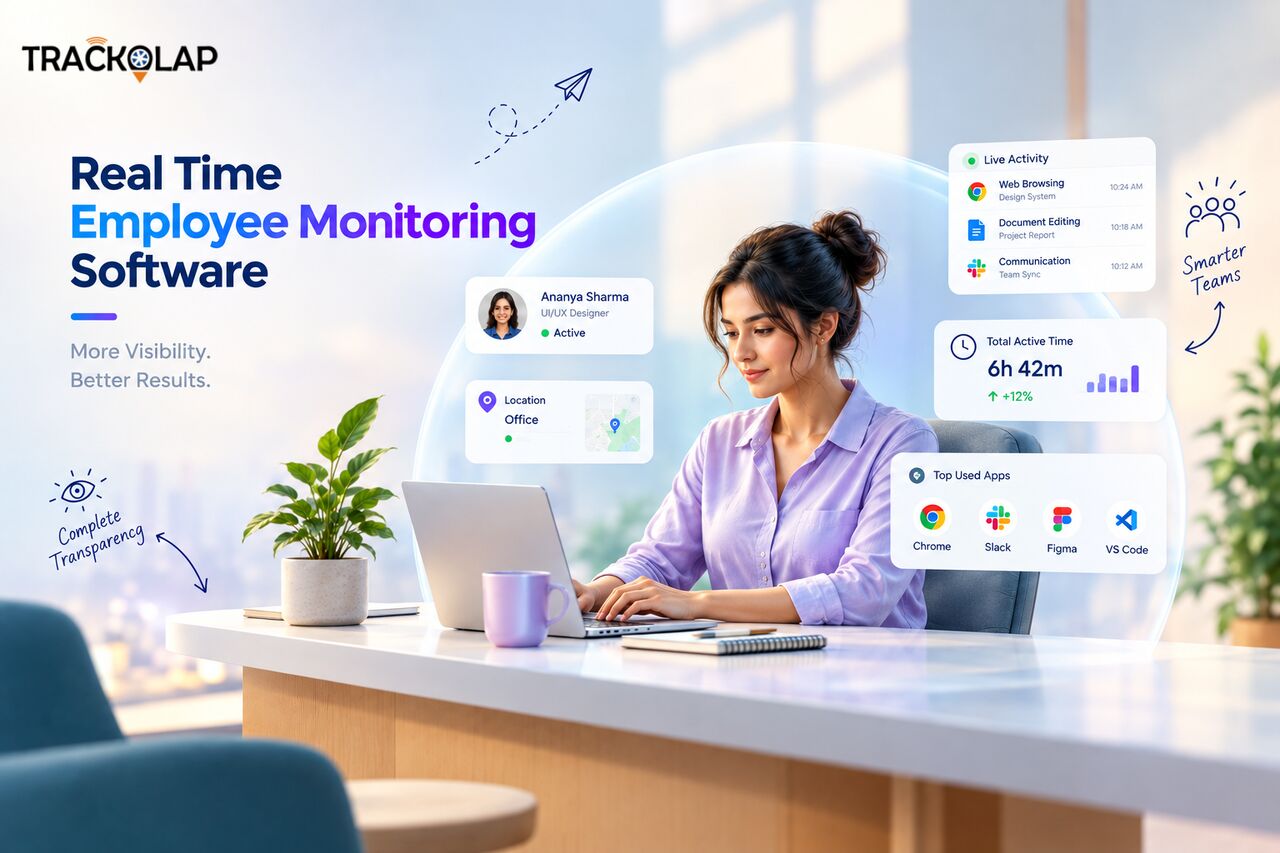 Noida, Software Development, Real Time Employee Monitoring Software &ndash; Boost Productivity With Trackolap