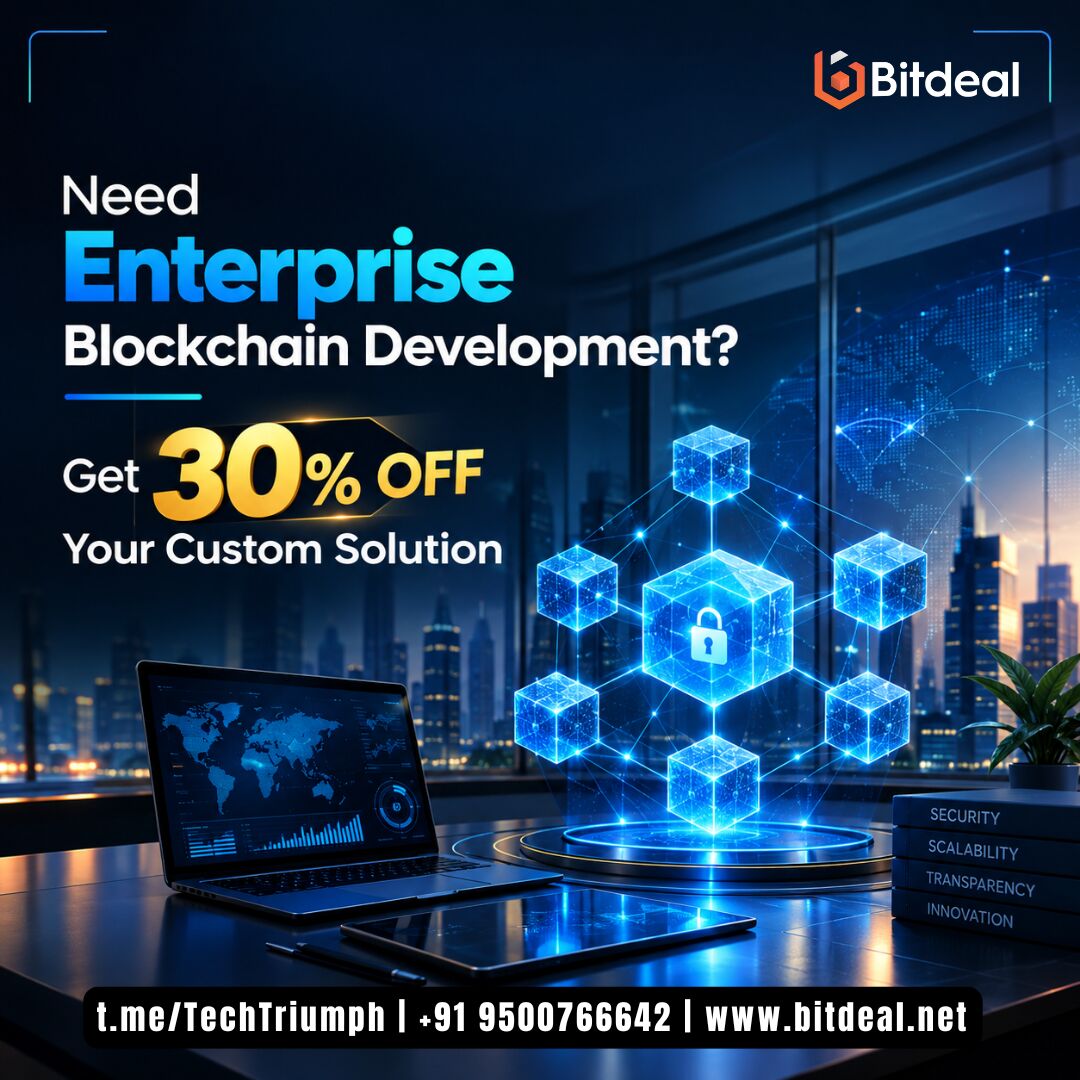 Dubai, Business, Need Enterprise Blockchain Development? Get 30% OFF Your Custom Solution
