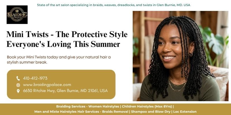 New York, Beautician, Mini Twists - The Protective Style Everyone