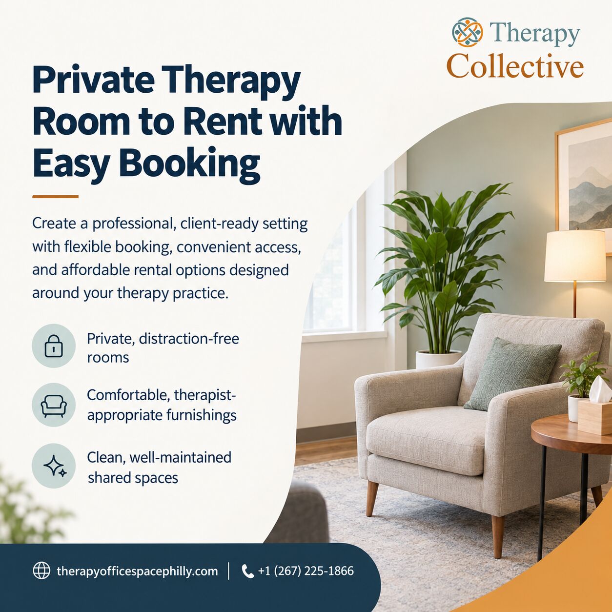 New York, Business, Professional Therapy Room To Rent For Client Sessions