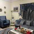 SAR 950,  9 Seater Sofa Set With Matching Curtain , Carpet & Centre /Side Tables