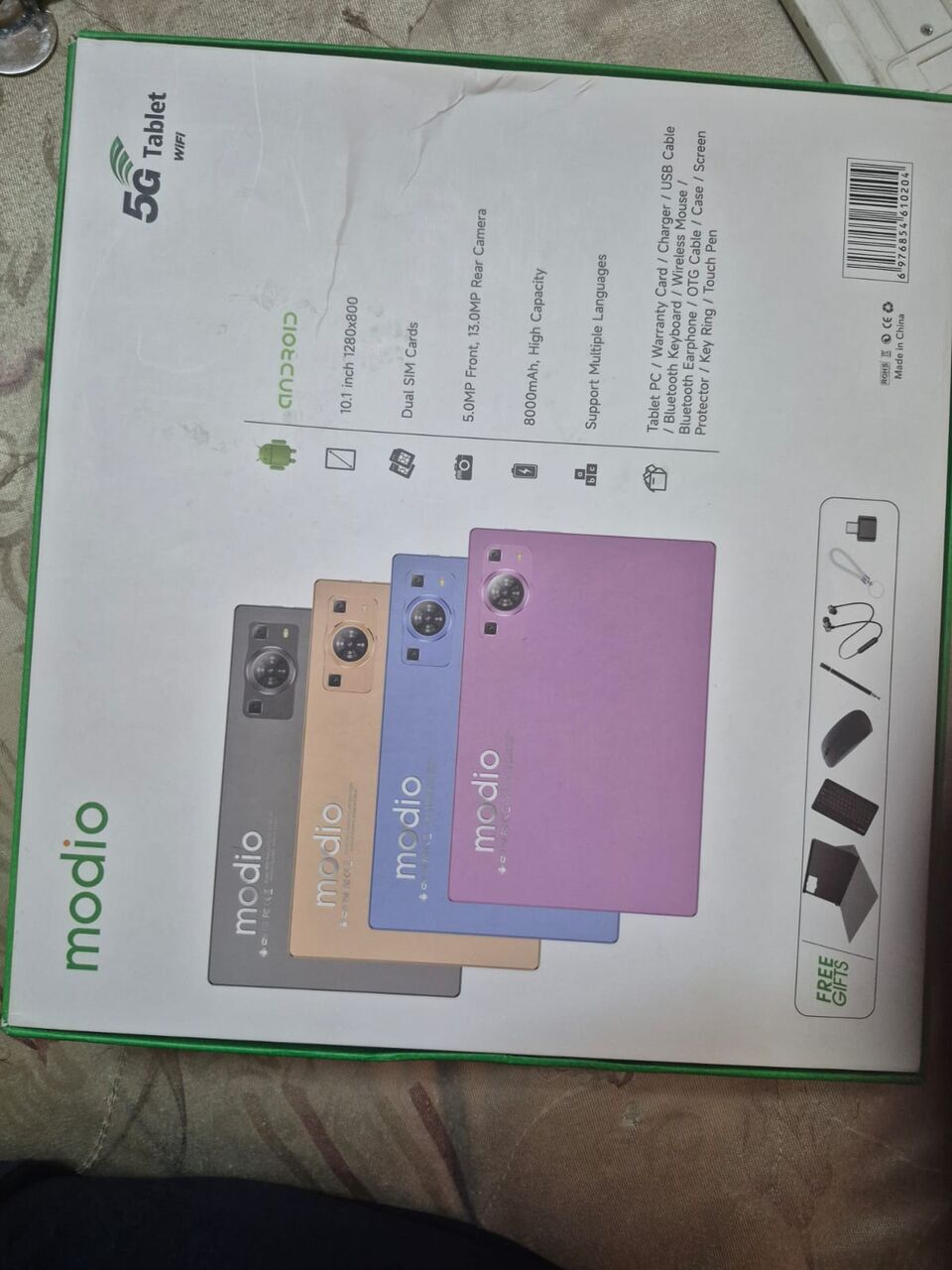 Al Batha, Mobile Phones, SAR 180,  Tablet  ​​Model: Modio M35 (10.1-inch HD Screen). ​Condition: Used, In Excell
