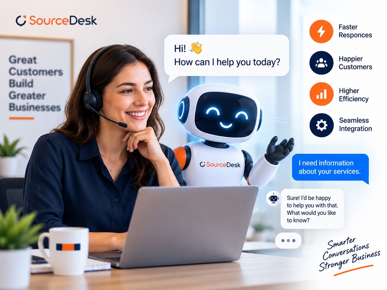 New York, Marketing, Transform Customer Conversations With Sourcedesk&rsquo;s AI Chatbot Development Services