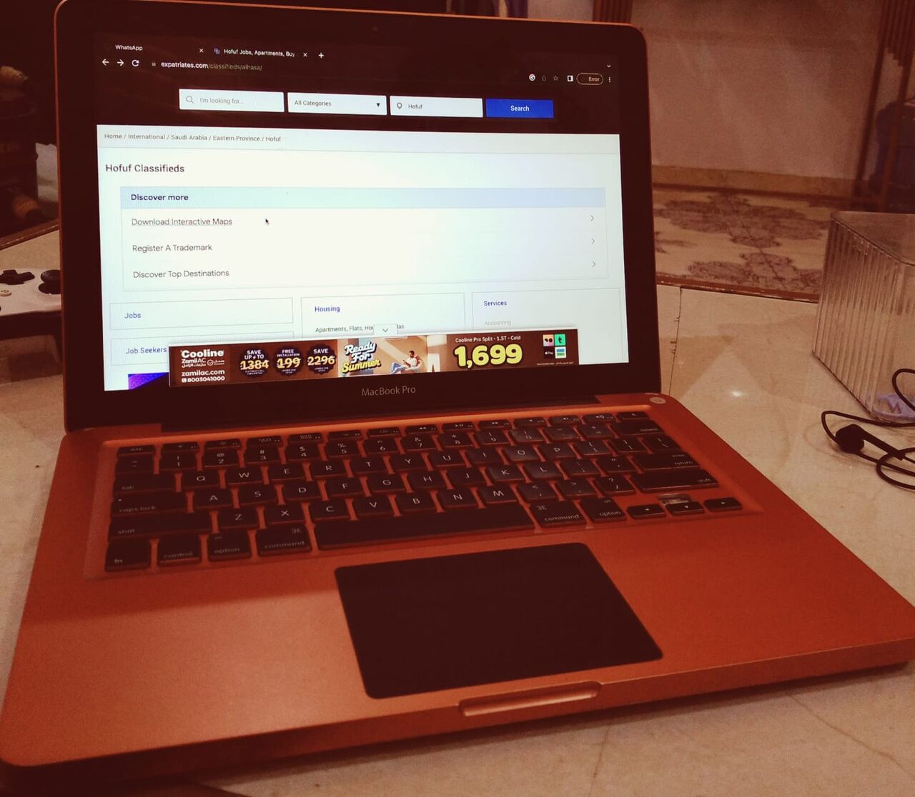Riyadh, Computers, SAR 950,  Apple Laptop
