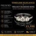 GBP 1950,  Pre-Owned Trilogy Diamond Ring Online Best Value UK