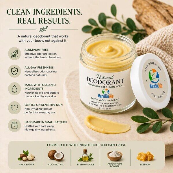 New York, Business, Aluminum Free Deodorant Cream For Sensitive Skin