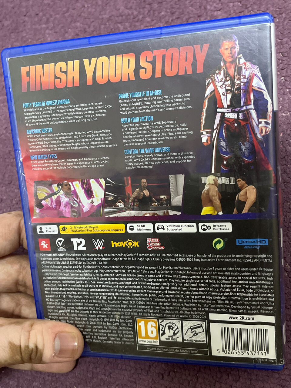 Riyadh, Video Games, SAR 140,  WWE 2k24 Negotiable