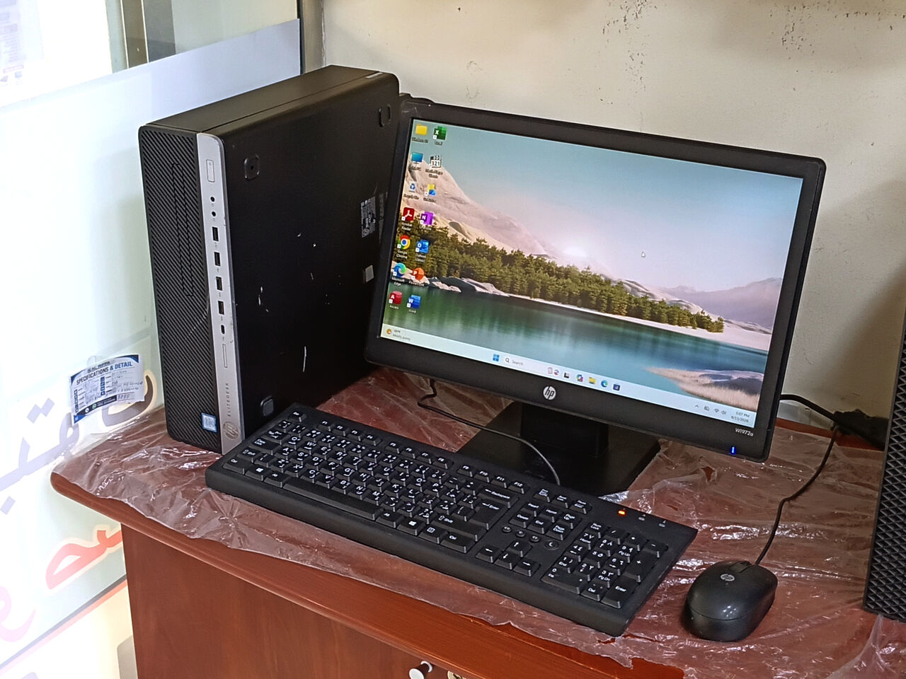 Riffa, Computers, BHD 113,  HP EliteDesk Core I7 9th Gen DDR4 8GB/620GB Storage 19&rsquo;&rsquo; Monitor 113 BD Only