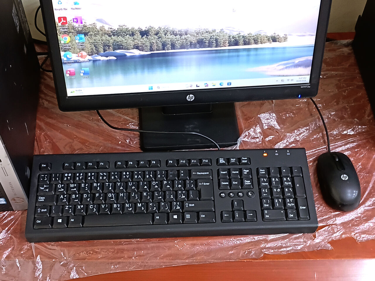 Riffa, Computers, BHD 113,  HP EliteDesk Core I7 9th Gen DDR4 8GB/620GB Storage 19&rsquo;&rsquo; Monitor 113 BD Only