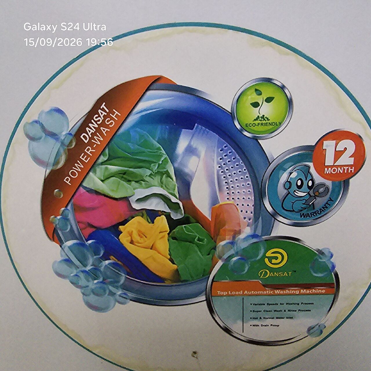 Jubail, Furniture, SAR 400,  Fully Automatic Dansat Washing Machine Very Good Condition Ready For Sell