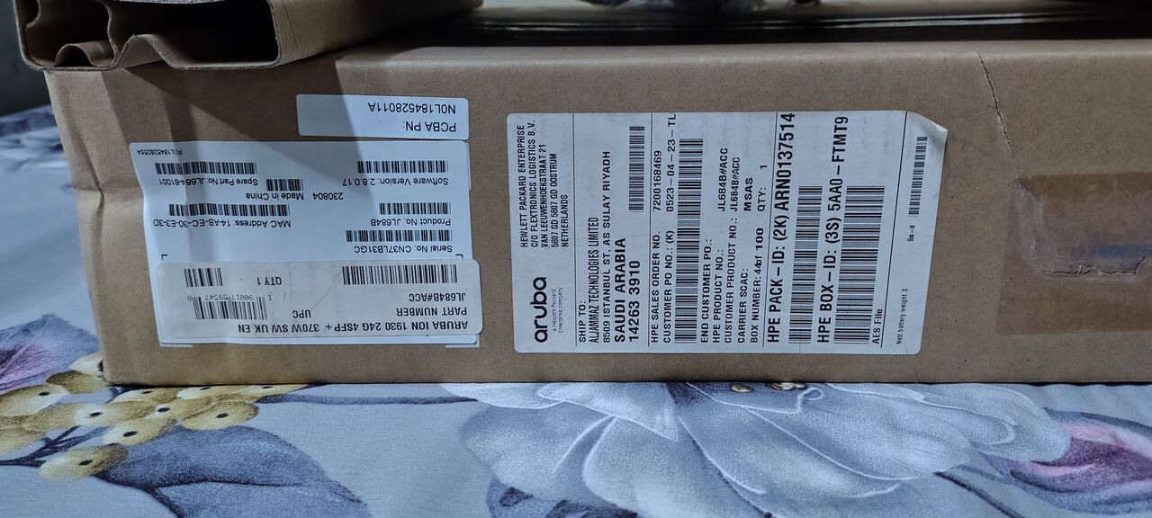 Riyadh, Computers, SAR 1300,  Aruba Instant On 1930 48-Port Gigabit Network Switch &ndash; Brand New