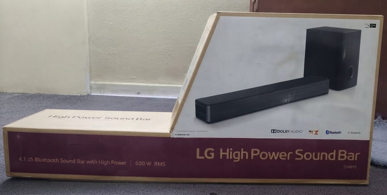 Riyadh, Home Audio, SAR 495,  LG Soundbar 4.1 Channels 600W Black SNH5