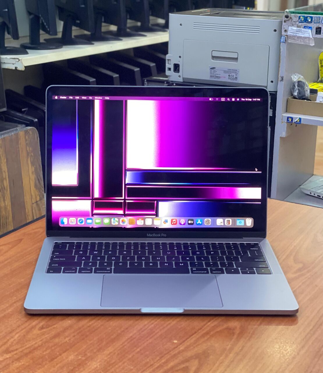 Manama, Tablet Computers, BHD 138,  MacBook Pro Core I5 2.3Ghz 8GB RAM 13"Quad Display With Type-C Adapter FREE Laptop & Mouse