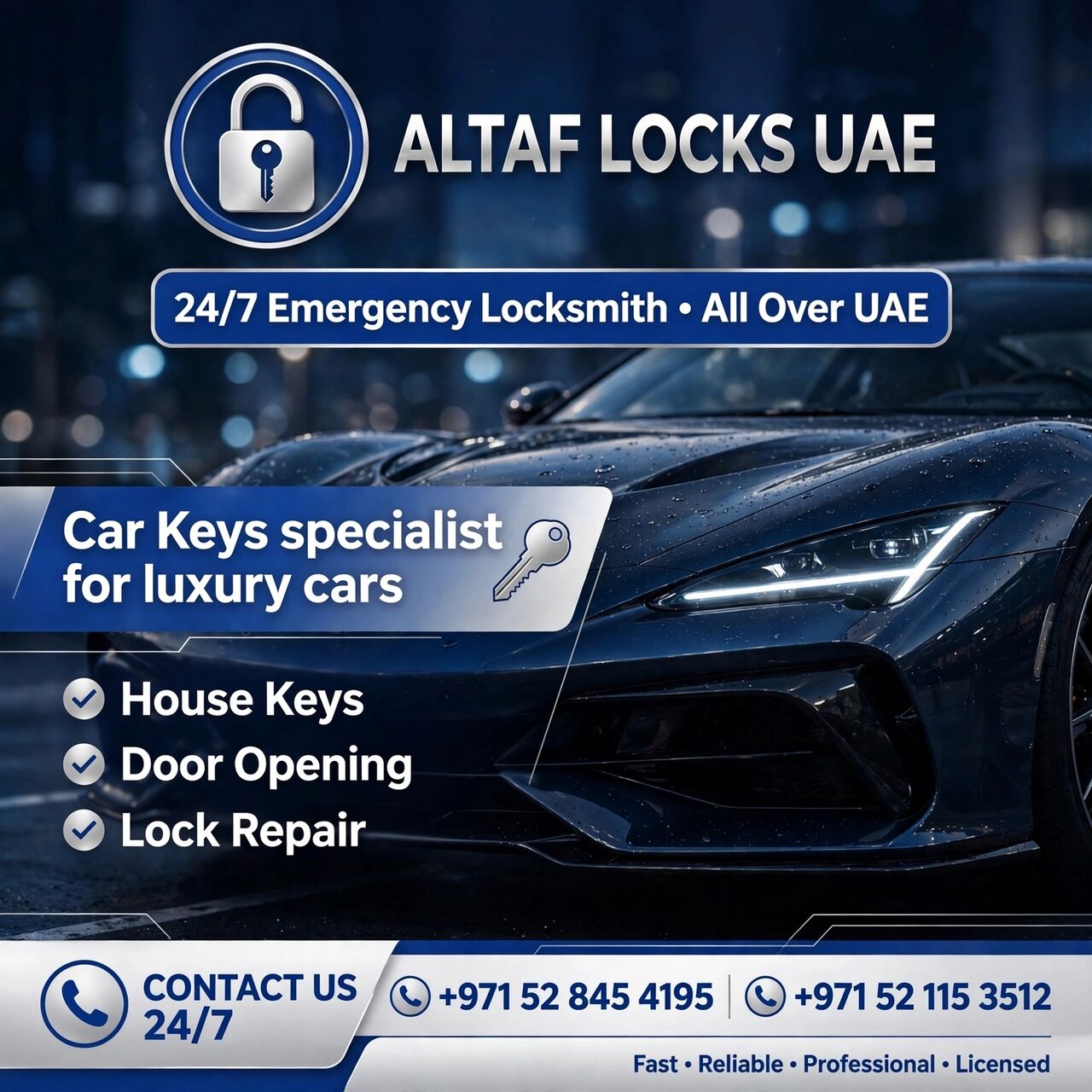 Deira, Business, 24/7 Emergency Locksmith Service And Car Key Programming