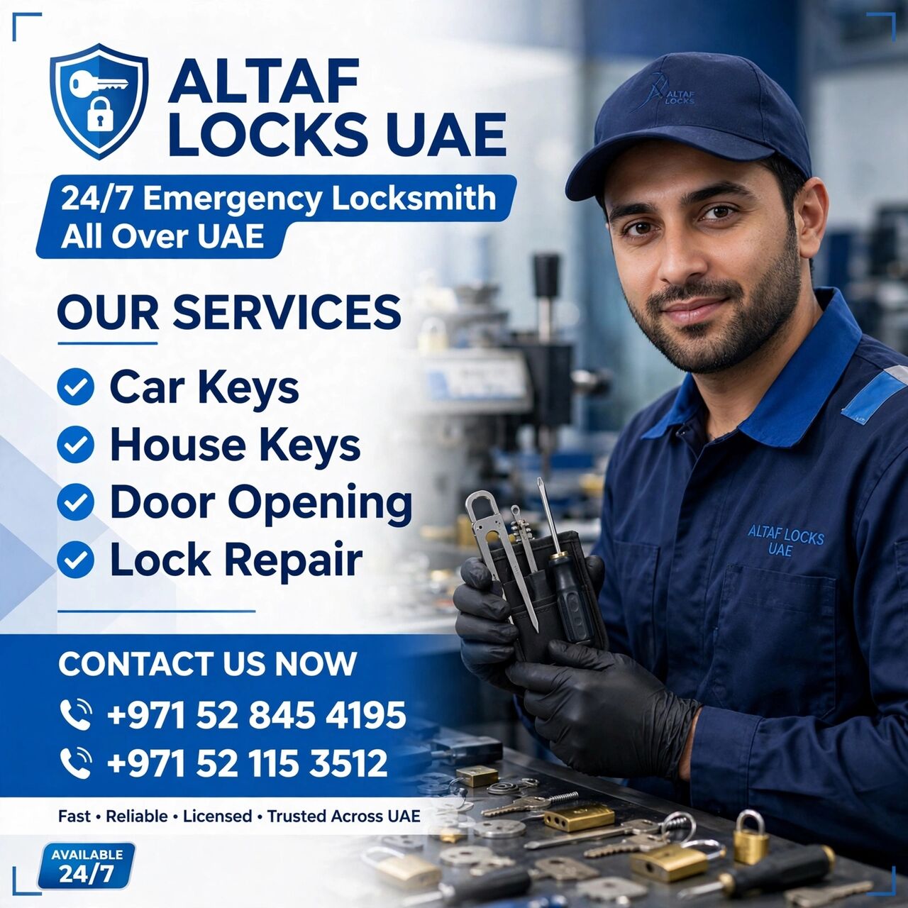 Deira, Business, 24/7 Emergency Locksmith Service And Car Key Programming