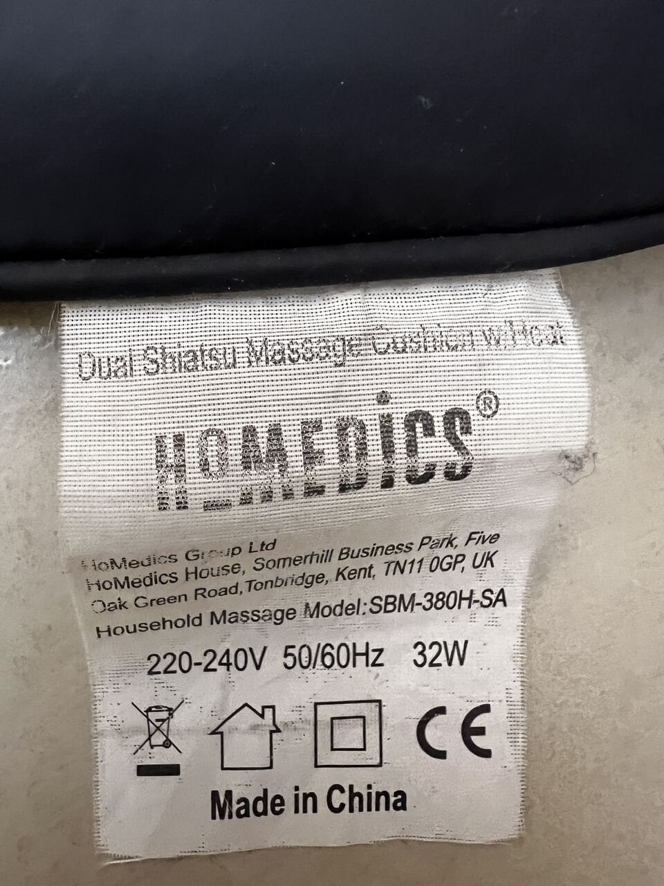 Al Khalidyia, Health & Beauty Items, SAR 250,  HoMedics Shiatsu Massage Cushion With Heat (Model NMS-300) - Great Condition