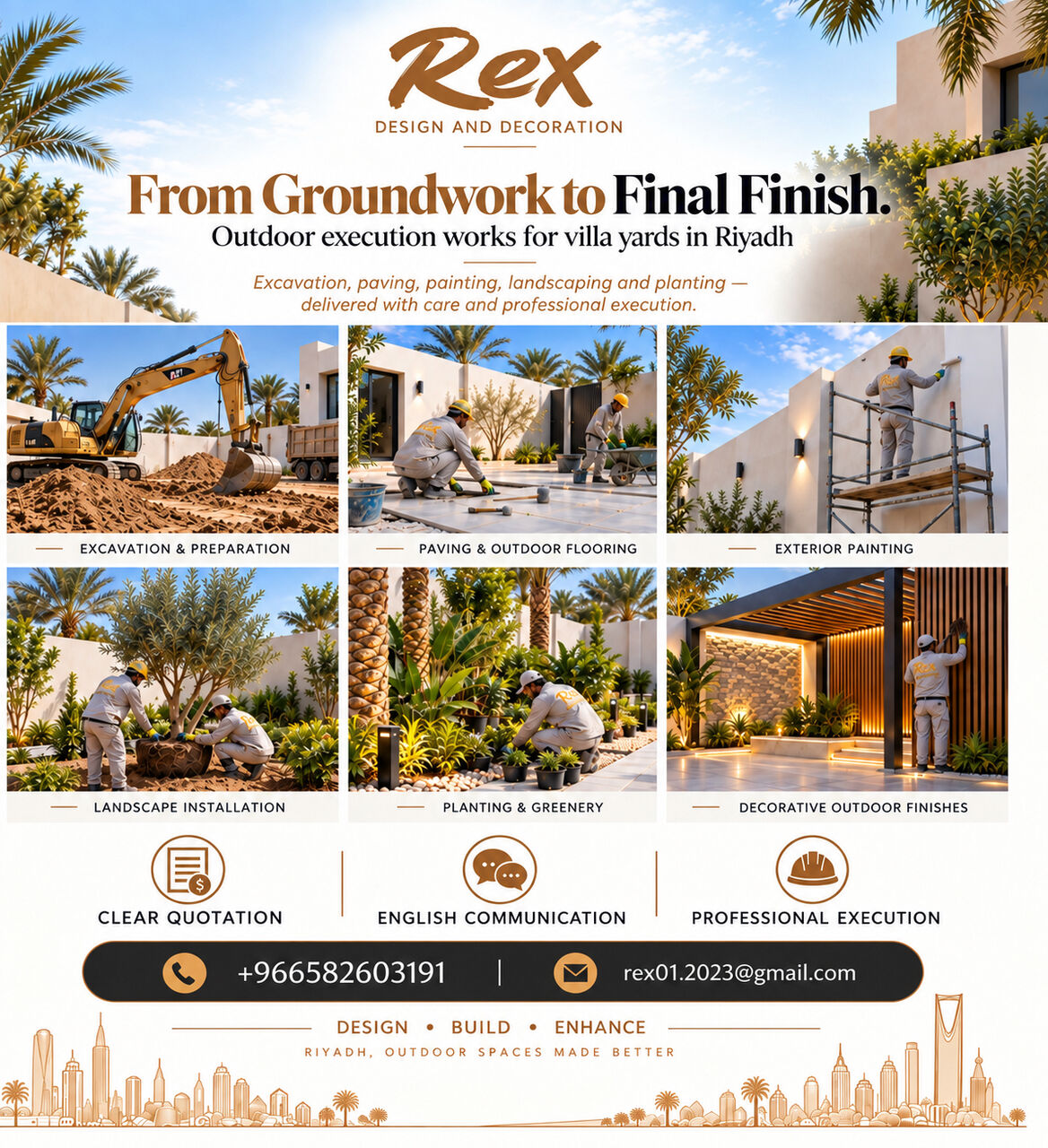 Riyadh, Interior Design, Villa Outdoor, Garden & Landscape Services In Riyadh
