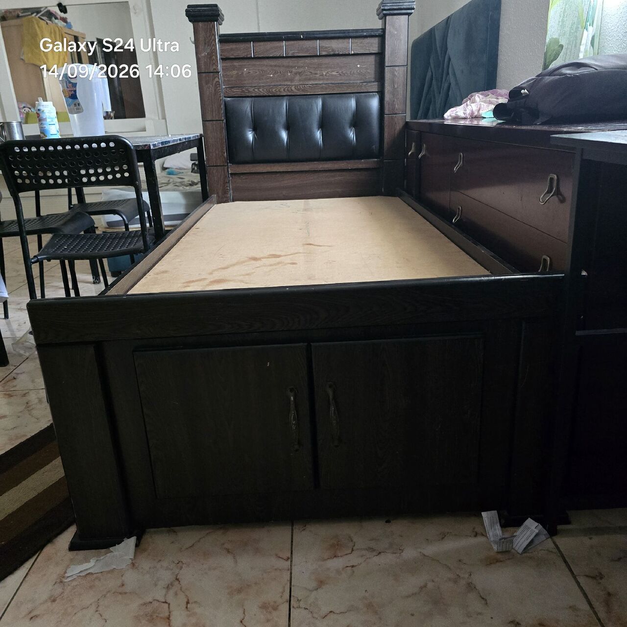Jubail, Furniture, SAR 250,  Single Bed With Side Drawer