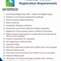 ARAMCO VENDOR REGISTRATION