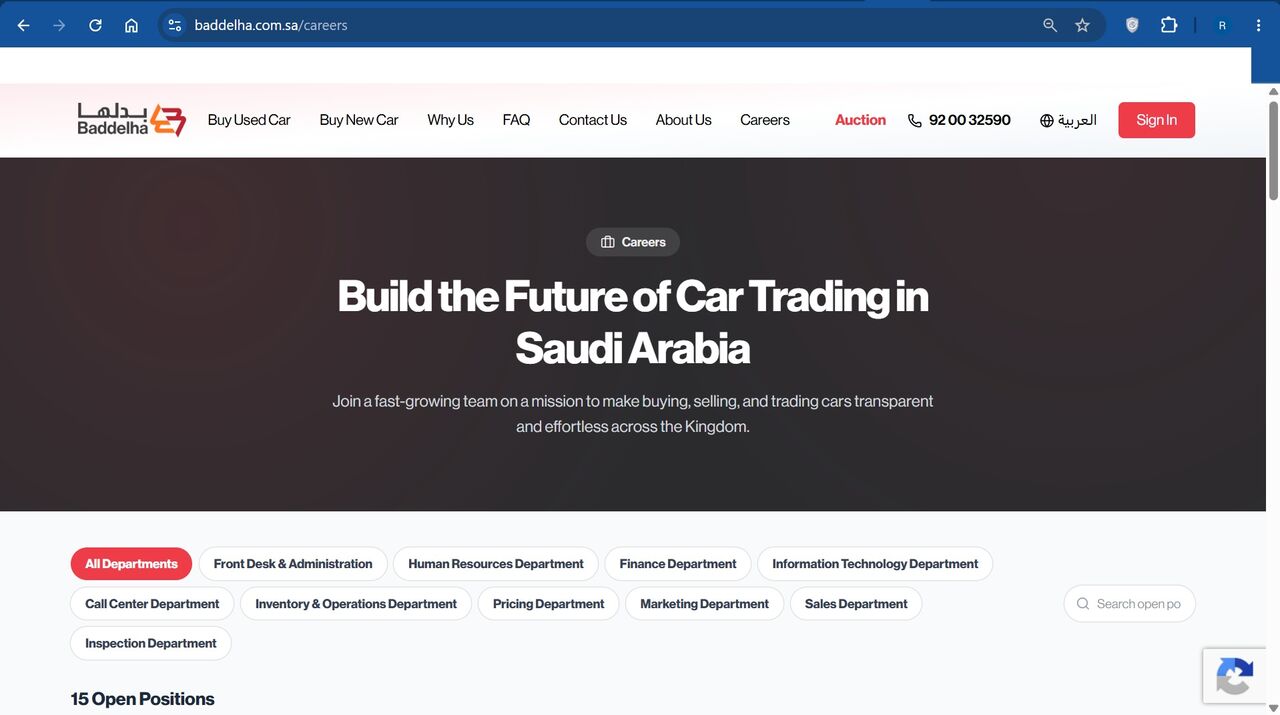 Riyadh, Jobs, Open Job Opportunities - Automotive Industry
