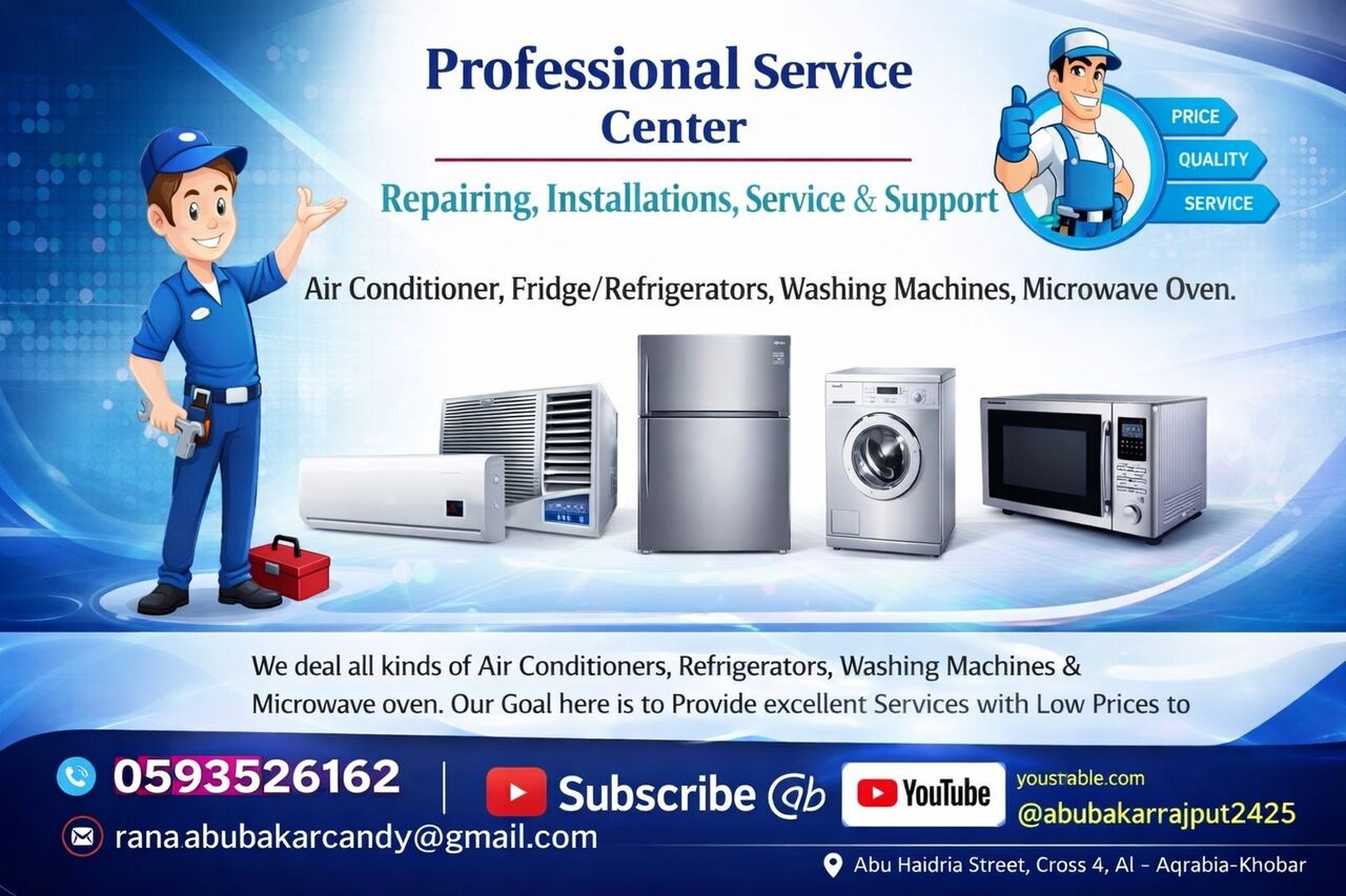 Al Khobar Al Shamalia, Appliance Repair, Repairing Of Automatic Washing Machine