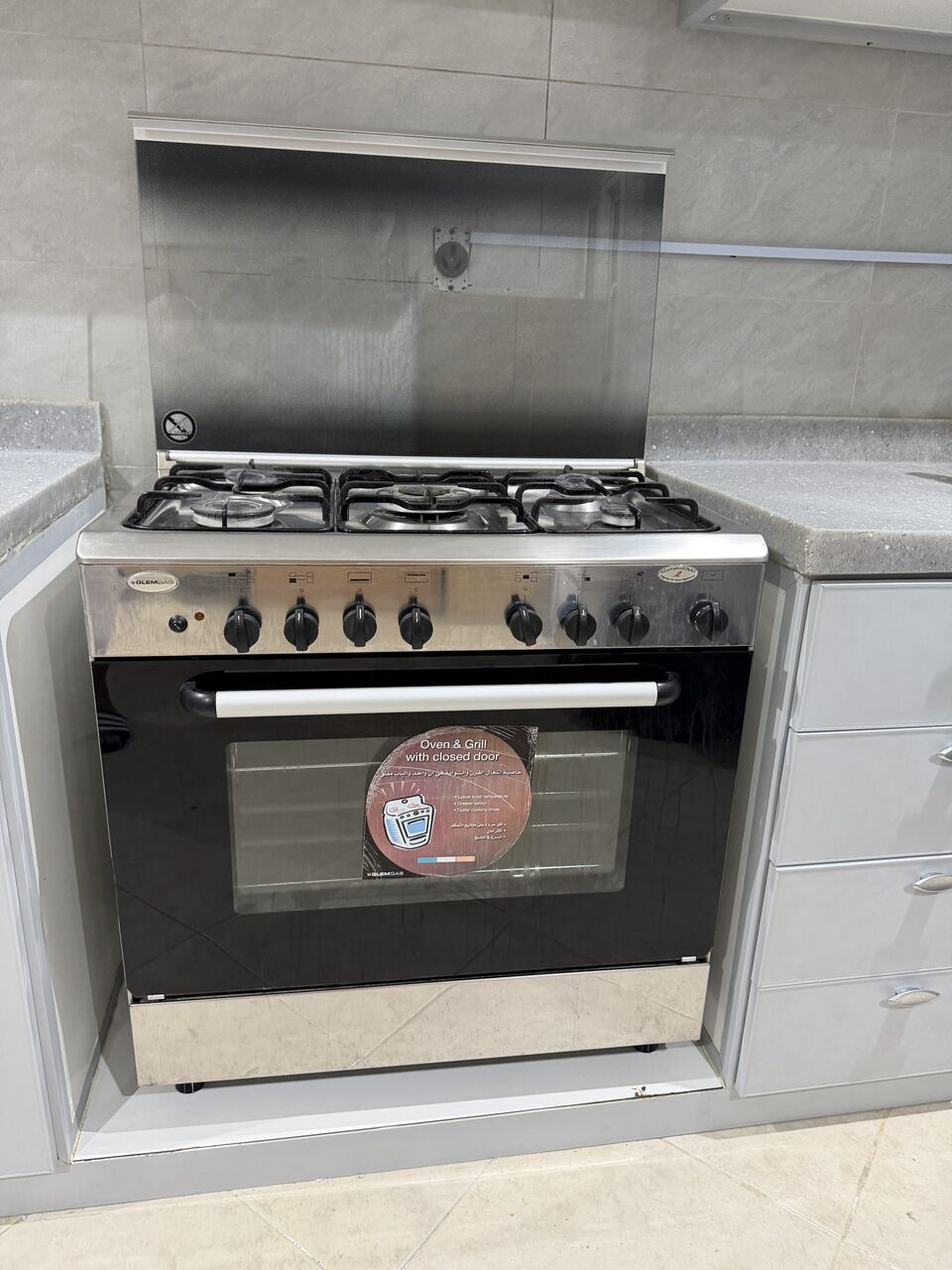 Khobar, Household Items, SAR 800,  Gas Stove With Oven, Glemgas Brand