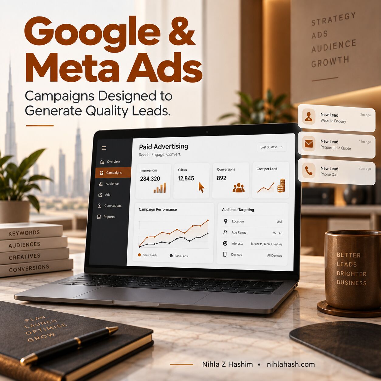 Abu Dhabi, Marketing, Best Digital Marketing Strategist In Abu Dhabi, UAE | Nihla Hashim