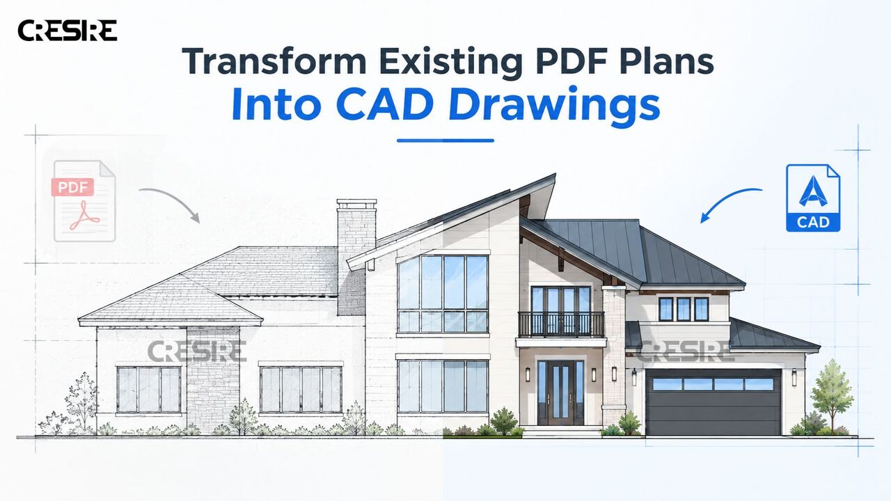 New York, Construction, Transform Existing PDF Plans Into CAD Drawings