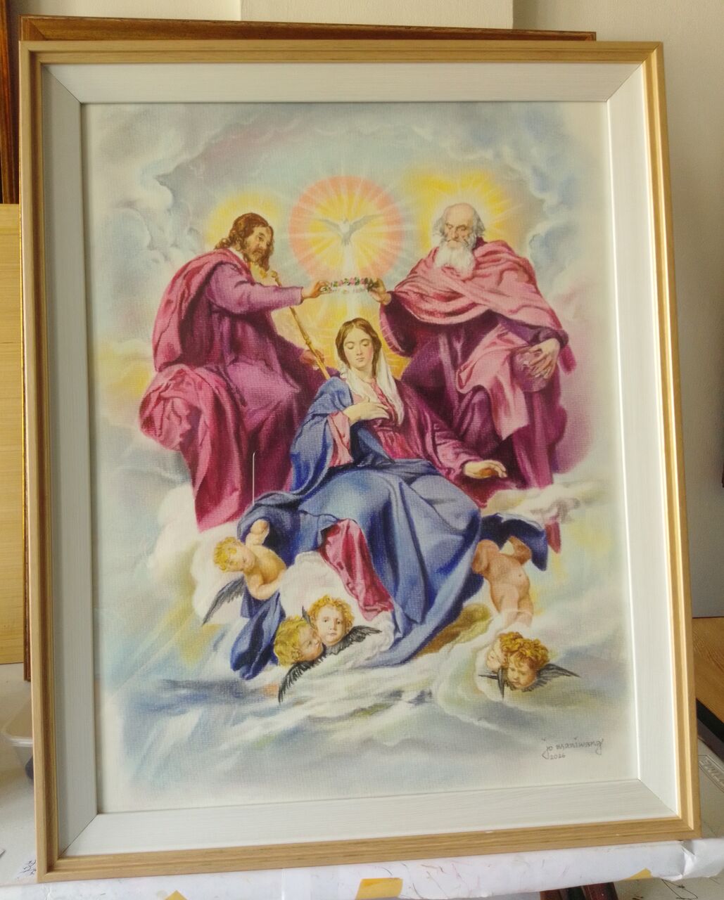Manila, Collectibles, PHP 11,  Coronation Of Mary In Soft Pastels