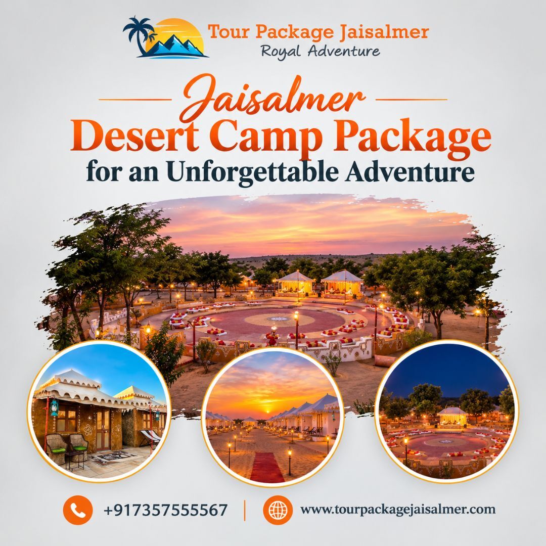 Mumbai, Travel, Jaisalmer Desert Camp Package For An Unforgettable Adventure