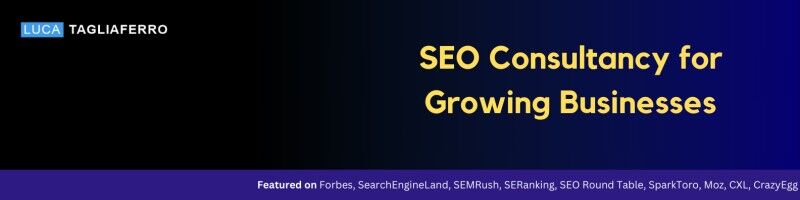 London, Business, Luca Tagliaferro SEO Consultant
