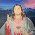 PHP 11,  Sacred Heart Of Jesus Oil Painting