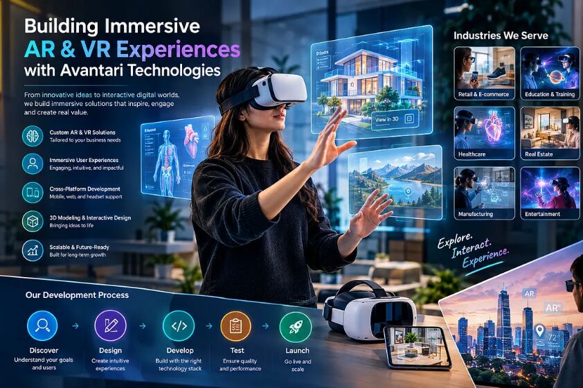 Hyderabad, Software Development, Transform Digital Experiences Through AR & VR Innovation- Avantari Technologies