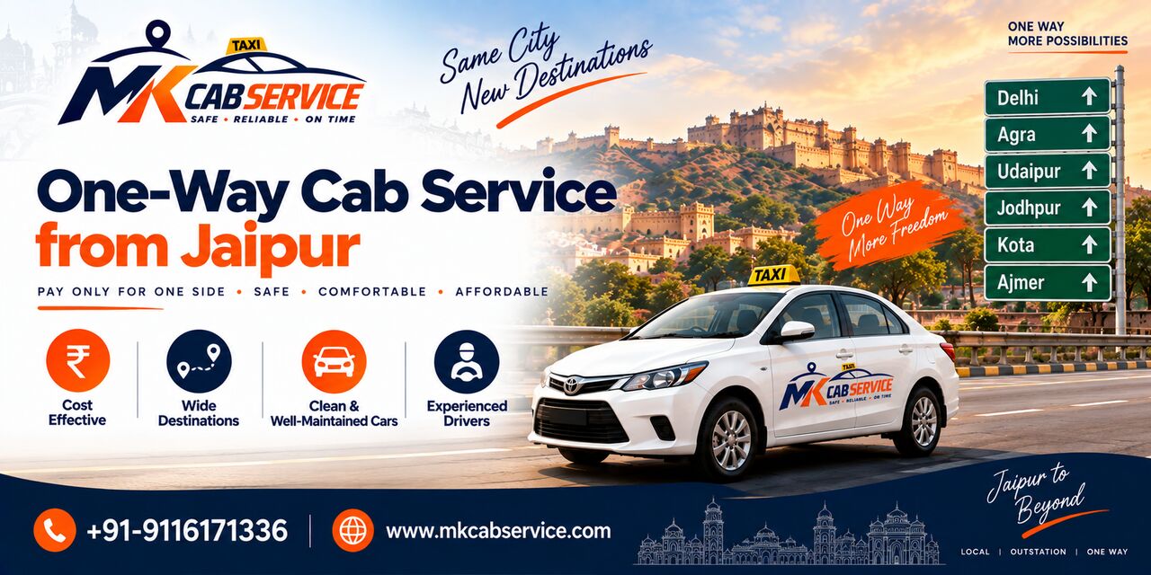 Jaipur, Travel, Best Cab, One-Way, And Outstation Service In Jaipur | MK Cab Service