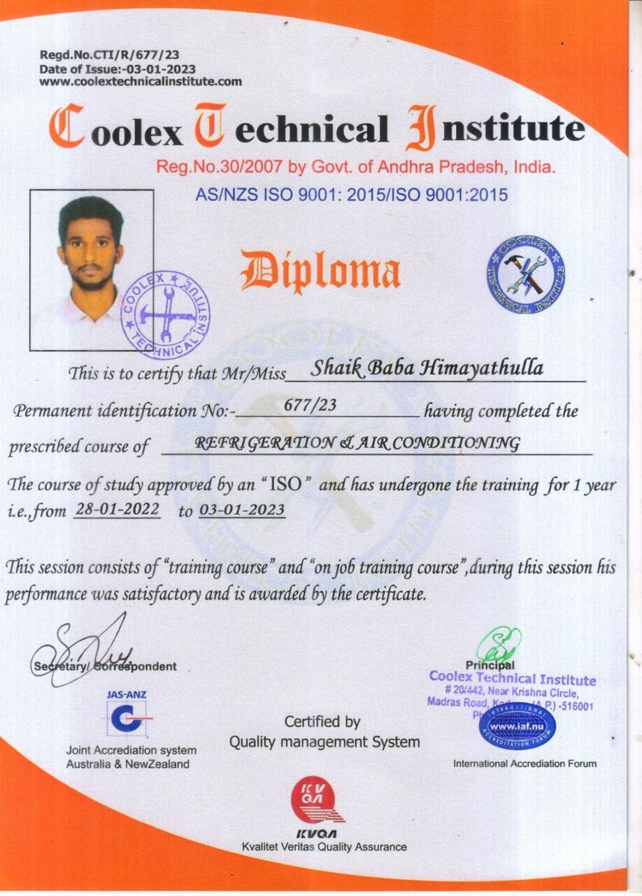 Doha, Job Seekers, Experienced AC Technician (4 Years Exp, Gulf Exp) Seeking Job