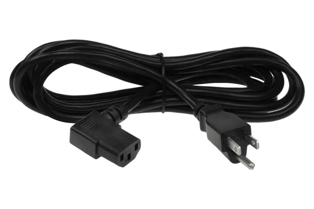 New York, Electronics, USD 3,  Buy 18 AWG C13 To USA NEMA 5-15P Standard Right Angle Power Cord|SF Cable