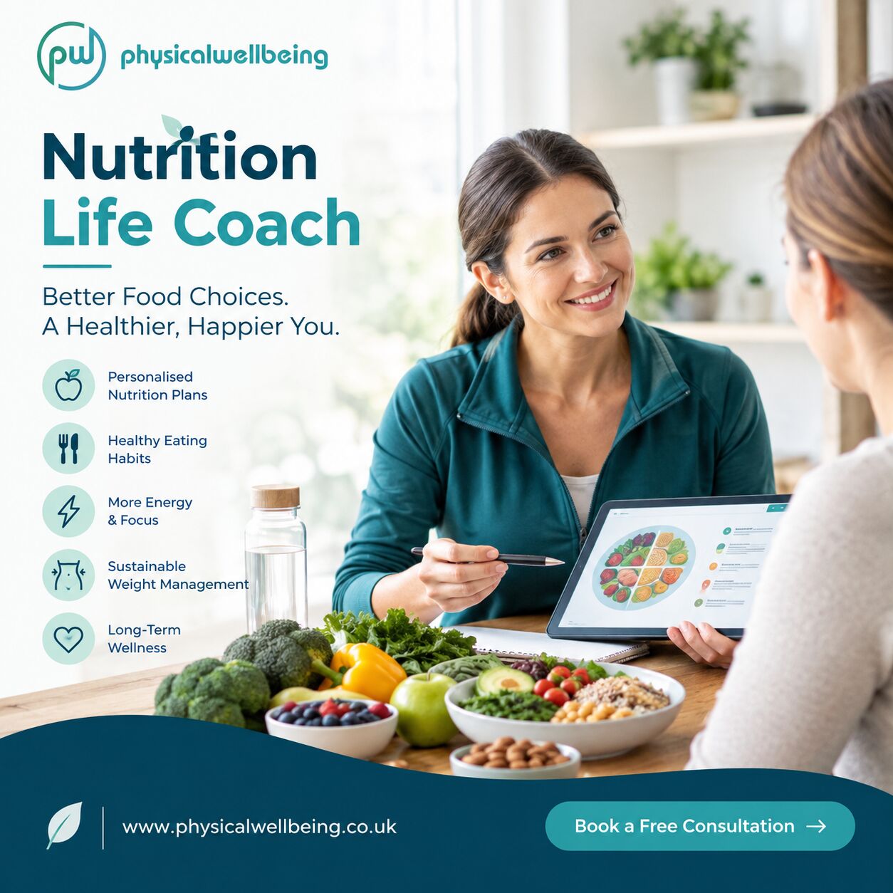 London, Health, Personalized Nutrition Life Coach For Healthier Living And Better Habits