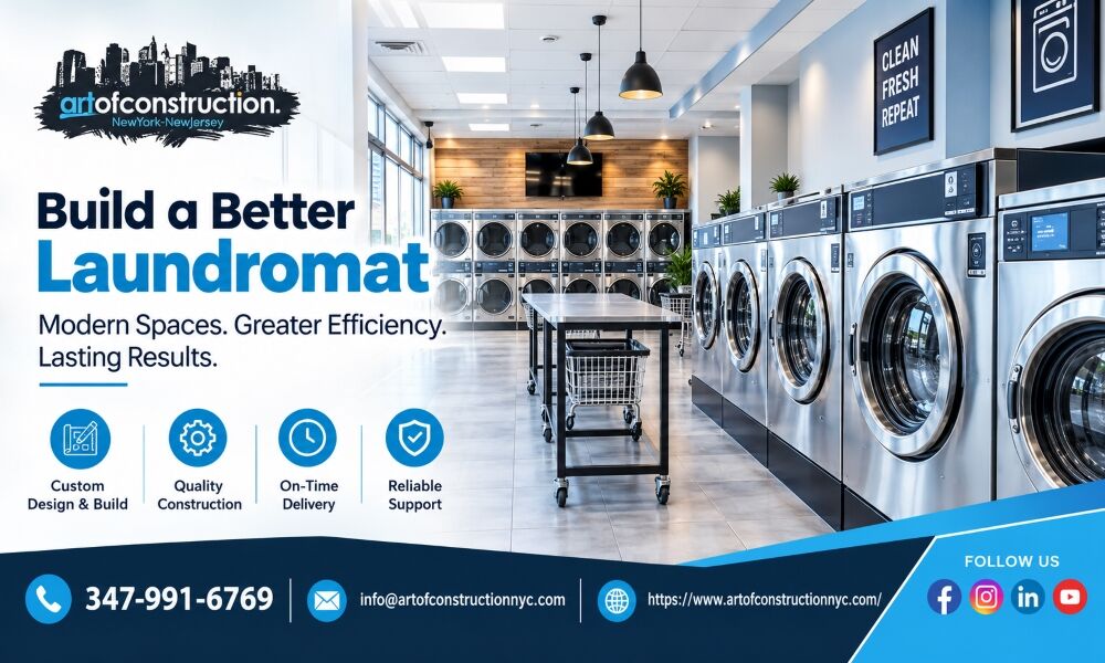 New York, Construction, Upgrade Your Laundromat With Professional Construction Experts