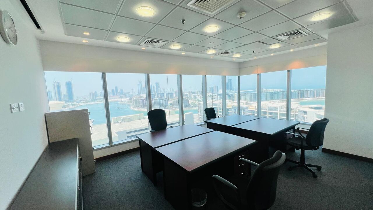 Manama, Offices, BHD 1200,  200 Sq. Meter,  LUXURY FURNISHED OFFICE FOR RENT IN BAHRAIN FINANCIAL HARBOUR