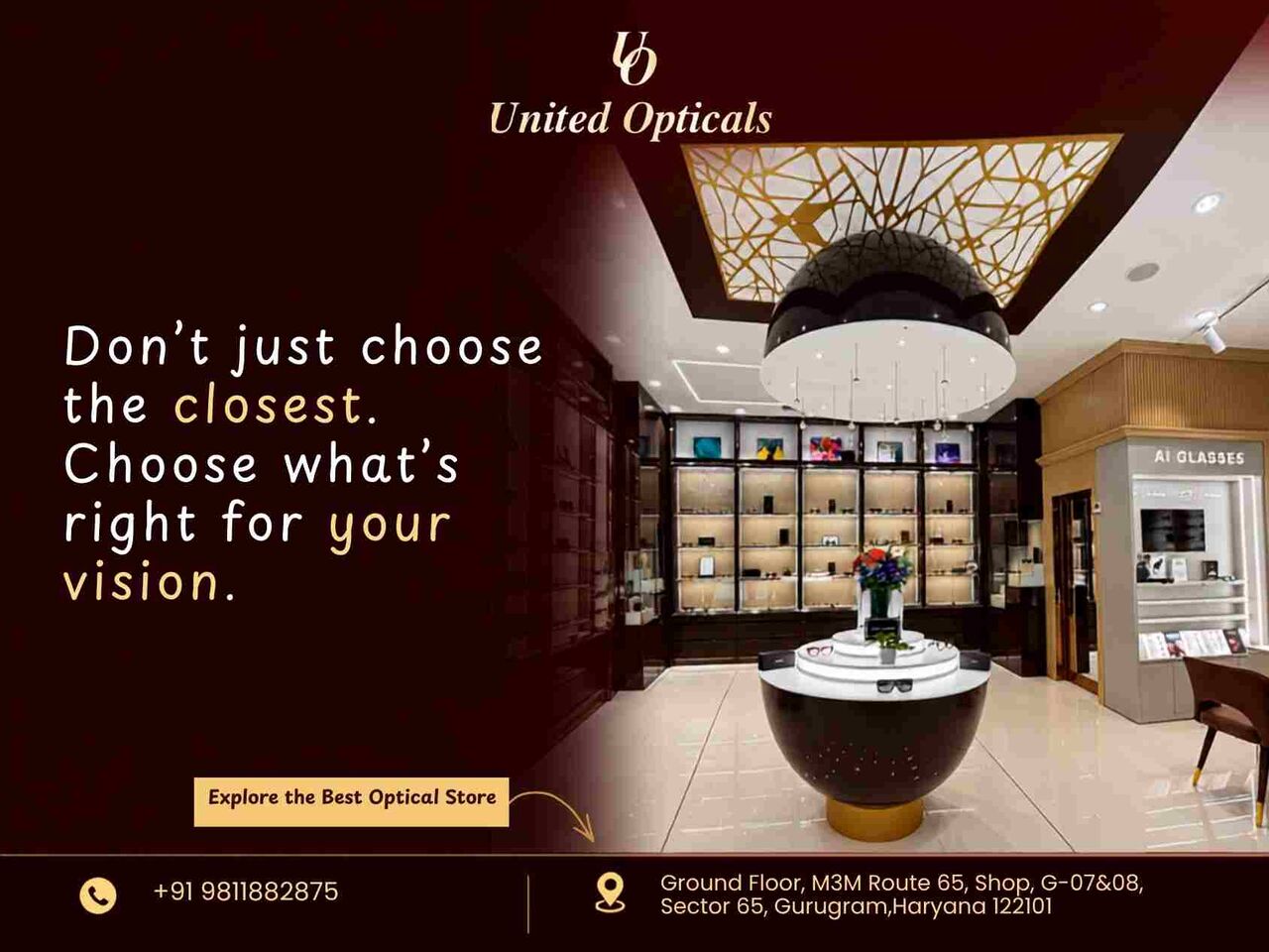 Gurgaon, Clothing & Accessories, Optical Store Near Me | Complete Eye Care Experience