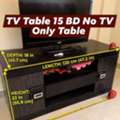 BHD 15,  Wooden TV Table Stand (120x18x22 Inch) - Dark Brown...36471122