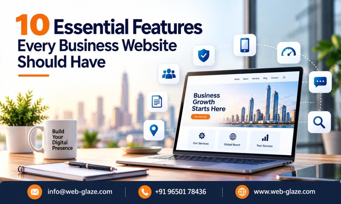 New Delhi, Marketing, 10 Essential Features Every Business Website Should Have